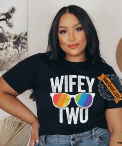 Wifey Two Lesbian Pride Lgbt Bride Couple Gift Tall T Shirt