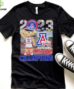 Wilbur the Wildcat mascot Arizona Wildcats 2023 Alamo Bowl Champions shirt