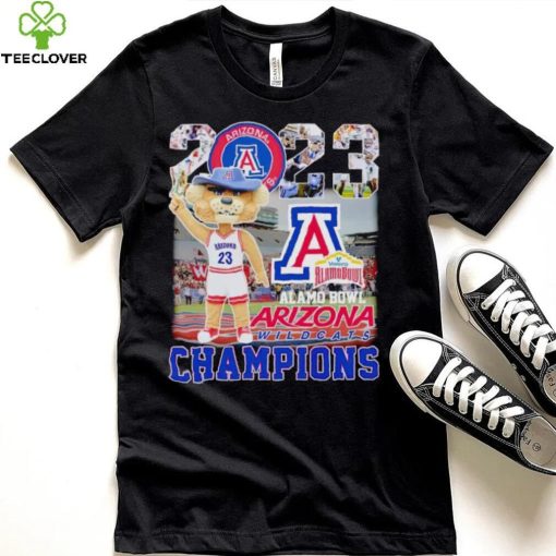 Wilbur the Wildcat mascot Arizona Wildcats 2023 Alamo Bowl Champions hoodie, sweater, longsleeve, shirt v-neck, t-shirt