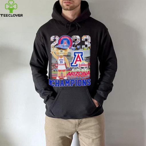 Wilbur the Wildcat mascot Arizona Wildcats 2023 Alamo Bowl Champions hoodie, sweater, longsleeve, shirt v-neck, t-shirt