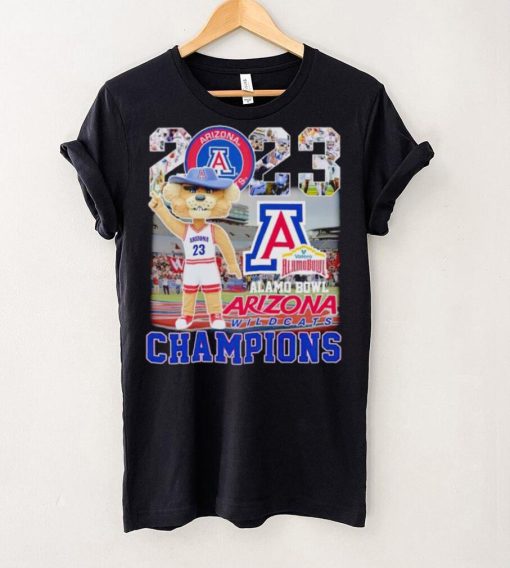 Wilbur the Wildcat mascot Arizona Wildcats 2023 Alamo Bowl Champions hoodie, sweater, longsleeve, shirt v-neck, t-shirt