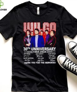 Wilco 30th anniversary 1994 2024 thank you for the memories hoodie, sweater, longsleeve, shirt v-neck, t-shirt