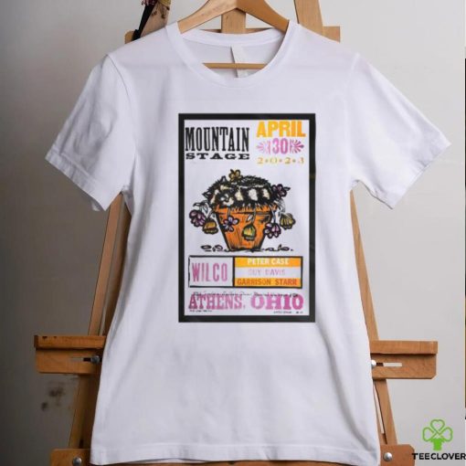 Wilco April 30, 2023 Athens Ohio Mountain Stage Poster Shirt