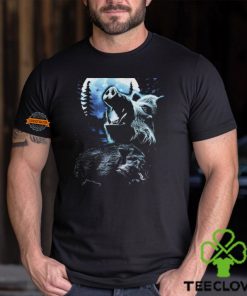 Wild Boar Howling At The Moonmen’s T Shirt