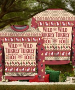 Wild Turkey Bourbon Ugly Christmas Sweater