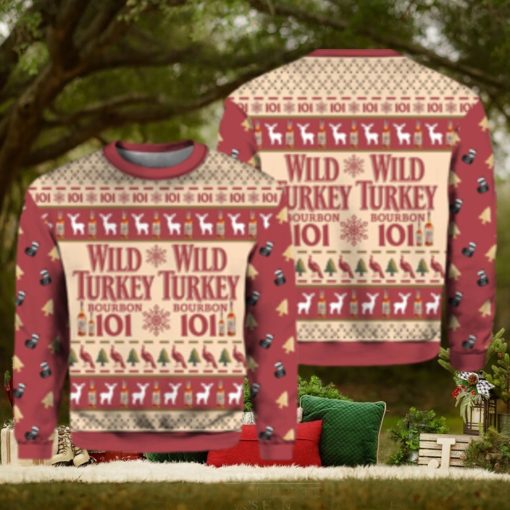 Wild Turkey Bourbon Ugly Christmas Sweater