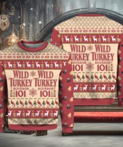 Wild Turkey Bourbon Ugly Christmas Sweater