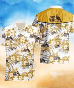 Wild Turkey Bourbon Whiskey Beach Hawaiian Shirt Tropical Summer For Men And Women