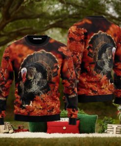 Wild Turkey Ugly Christmas Sweater Unique Gift