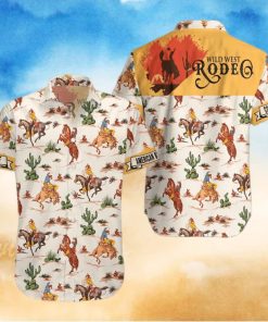 Wild West Rodeo Cowboy Hawaiian Shirt