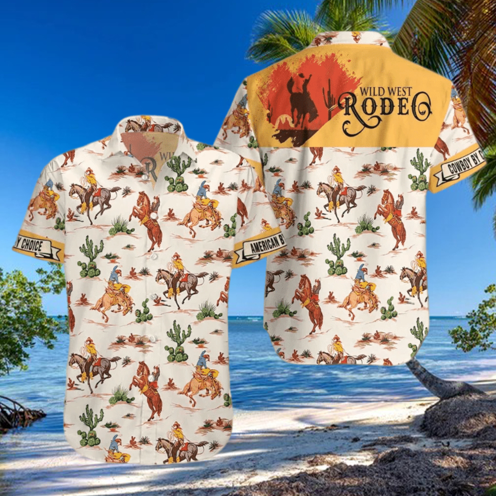 Wild West Rodeo Cowboy Hawaiian Shirt Wild West Rodeo Cowboy Hawaiian Shirt