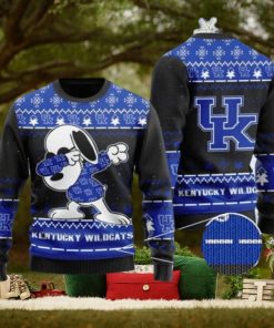 Wildcats Snoopy Dabbing Knitted Ugly Christmas Sweater