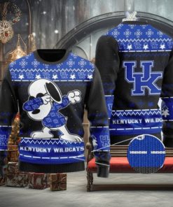 Wildcats Snoopy Dabbing Knitted Ugly Christmas Sweater