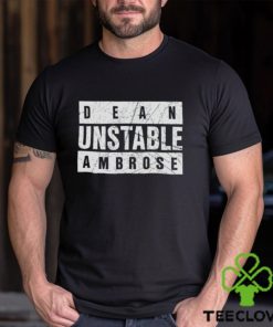 Will Freeark wearing Dean Ambrose Unstable shirt