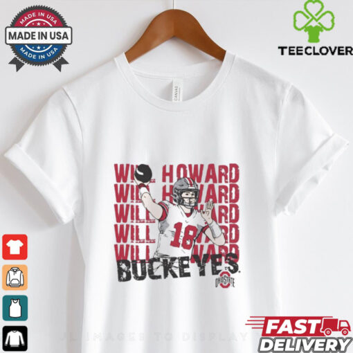 Will Howard Ohio State Buckeyes QB1 repeat shirt