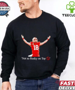 Will Howard not so Rocky on top Ohio State trolls Tennessee shirt