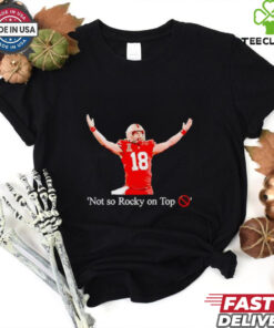Will Howard not so Rocky on top Ohio State trolls Tennessee shirt