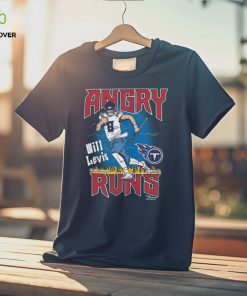 Will Levis Tennessee Titans Homage Unisex Angry Runs Graphic Tri Blend T Shirt Charcoal