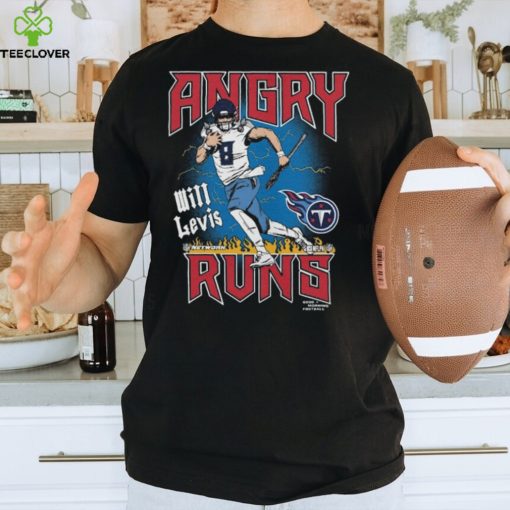 Will Levis Tennessee Titans Homage Unisex Angry Runs Graphic Tri Blend T Shirt   Charcoal