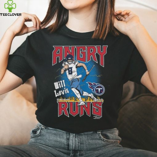 Will Levis Tennessee Titans Homage Unisex Angry Runs Graphic Tri Blend T Shirt   Charcoal