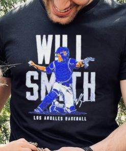 Will Smith Los Angeles Dodgers Baseball Name Blocks Shirt