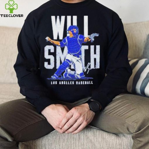 Will Smith Los Angeles Dodgers Baseball Name Blocks Shirt