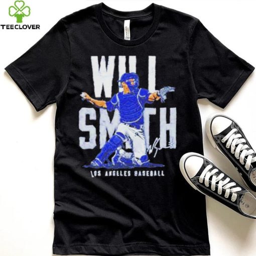 Will Smith Los Angeles Dodgers Baseball Name Blocks Shirt