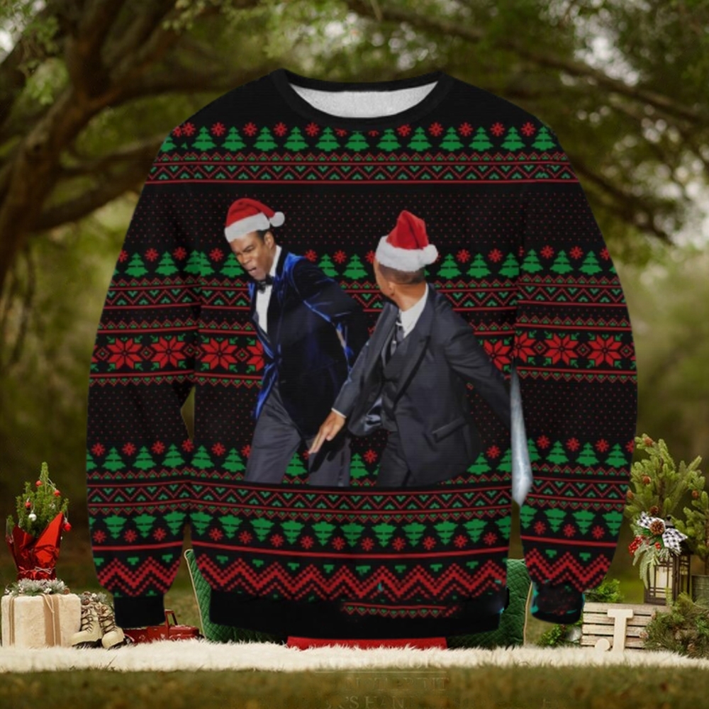 Will Smith Meme Christmas Ugly Sweater 3D Will Smith Meme Christmas Ugly Sweater 3D