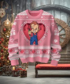 Will U Be Mine Till The End Chucky Valentine Sweater