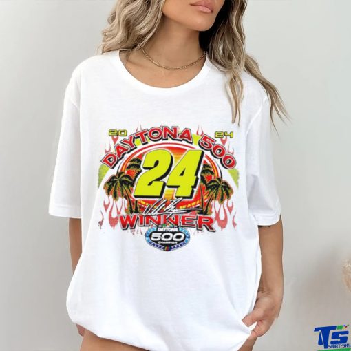 William Byron 2024 Daytona 500 winner signature shirt