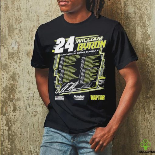 William Byron Hendrick Motorsports Team Collection 2024 Schedule Shirt