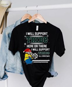 William Mary Tribe Minion Support Here Or There All Christmas Christmas Sweathoodie, sweater, longsleeve, shirt v-neck, t-shirt