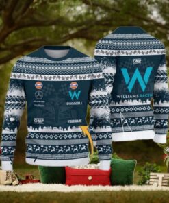 Williams Racing Customized Ugly Christmas Sweater Gift For Holiday