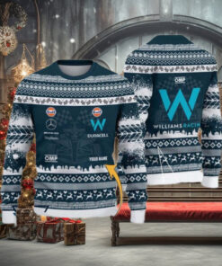 Williams Racing Customized Ugly Christmas Sweater Gift For Holiday