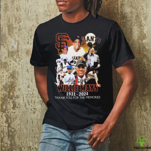 Willie Mays 1931 2024 San Francisco Giants Thank You For The Memories signature shirt
