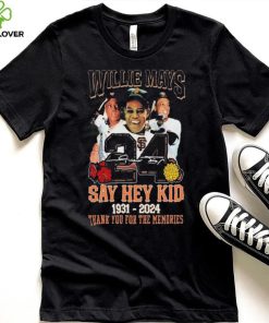 Willie Mays 24 Say Hey Kid 1931 2024 Thank You For The Memories Signature shirt 3 Willie Mays 24 Say Hey Kid 1931 2024 Thank You For The Memories Signature shirt