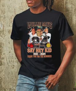 Willie Mays Say Hey Kid 1931 2024 Thank You Legends Shirt