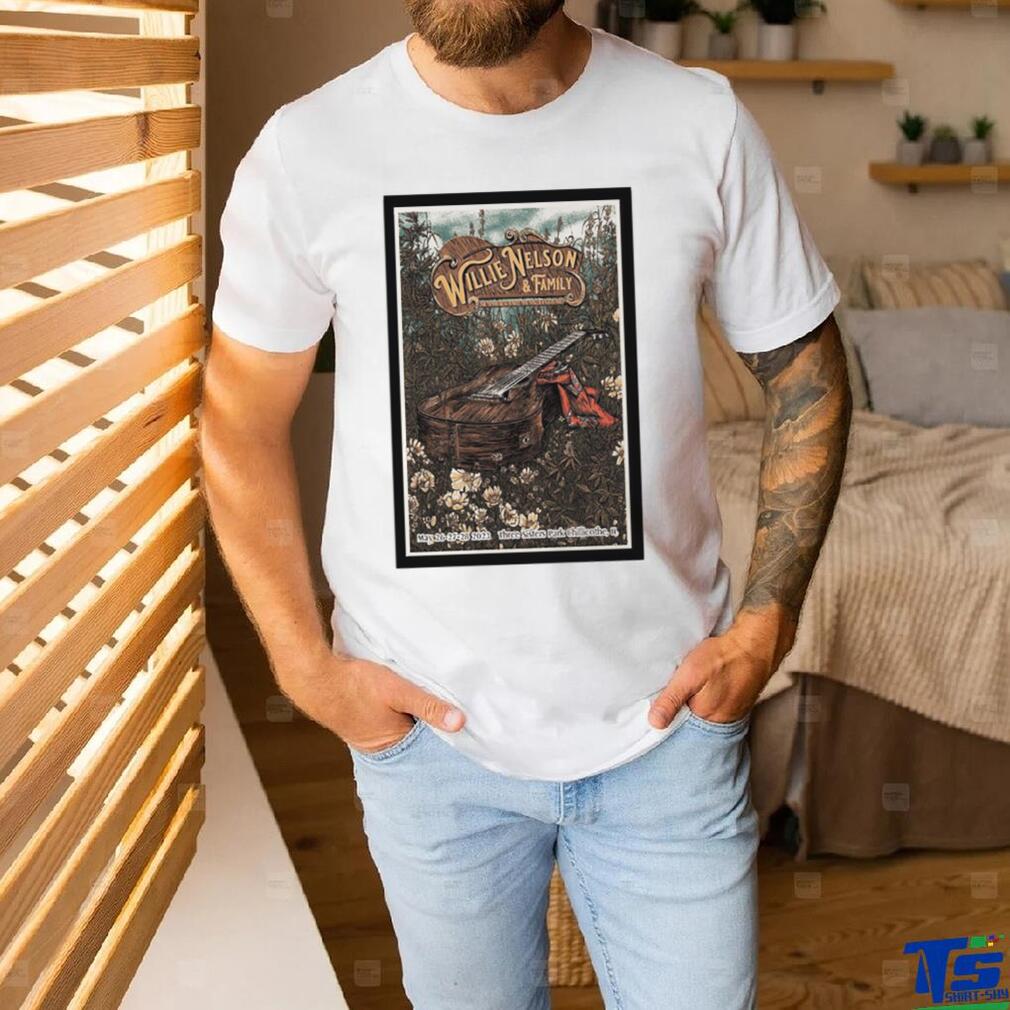 Willie Nelson & Family Summer Camp Music Festival Chillicothe, IL May 26 28 2023 Poster shirt Willie Nelson & Family Summer Camp Music Festival Chillicothe, IL May 26 28 2023 Poster shirt