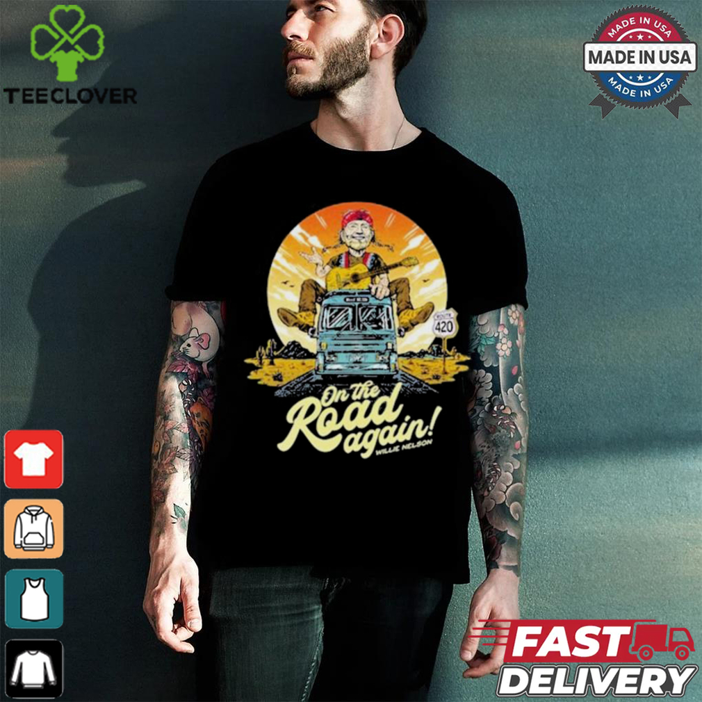 Willie Nelson On The Road Again 2024 T shirt Willie Nelson On The Road Again 2024 T shirt
