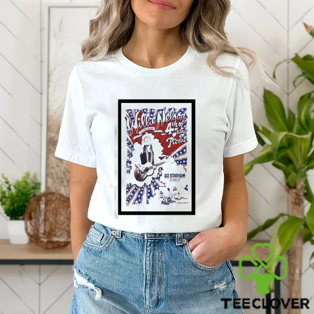 Willie Nelson’s 4th of July Picnic Poster shirt Willie Nelson’s 4th of July Picnic Poster shirt
