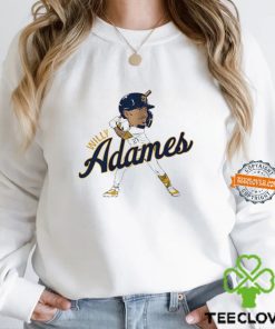 Willy Adames caricature Milwaukee Brewers superstar pose hoodie, sweater, longsleeve, shirt v-neck, t-shirt