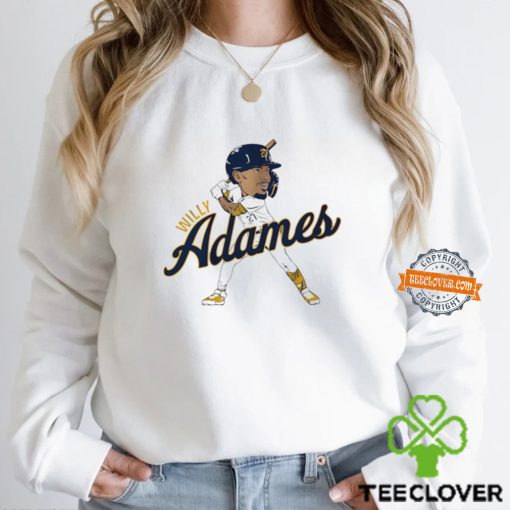 Willy Adames caricature Milwaukee Brewers superstar pose hoodie, sweater, longsleeve, shirt v-neck, t-shirt