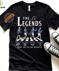 Wimbledon The Legends Andy Murray Djokovic Nadal Federer Signatures shirt