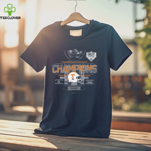 Win 35 0 Iowa Hawkeyes Football 2024 Tennessee Volunteer Cheez it Citrus Bowl Champions Final Score Shirt