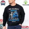 Official Seed 1 Detroit Lions The King Of NFC North Champions NFL 2024 2025 T Shirts