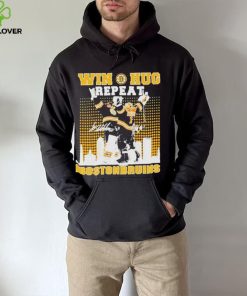 Win Huf Repeat Boston Bruins City Skyline Signatures Shirt