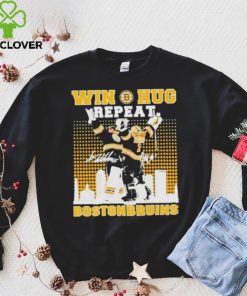 Win Huf Repeat Boston Bruins City Skyline Signatures Shirt