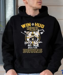 Win Hug Repeat Jeremy Swayman And Linus Ullmark Boston Bruins 2022 2023 Signatures T shirt