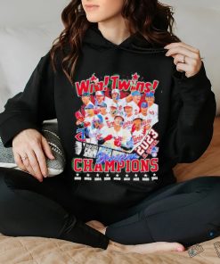 Win Twins 2023 AL Central Division Champions Years shirt