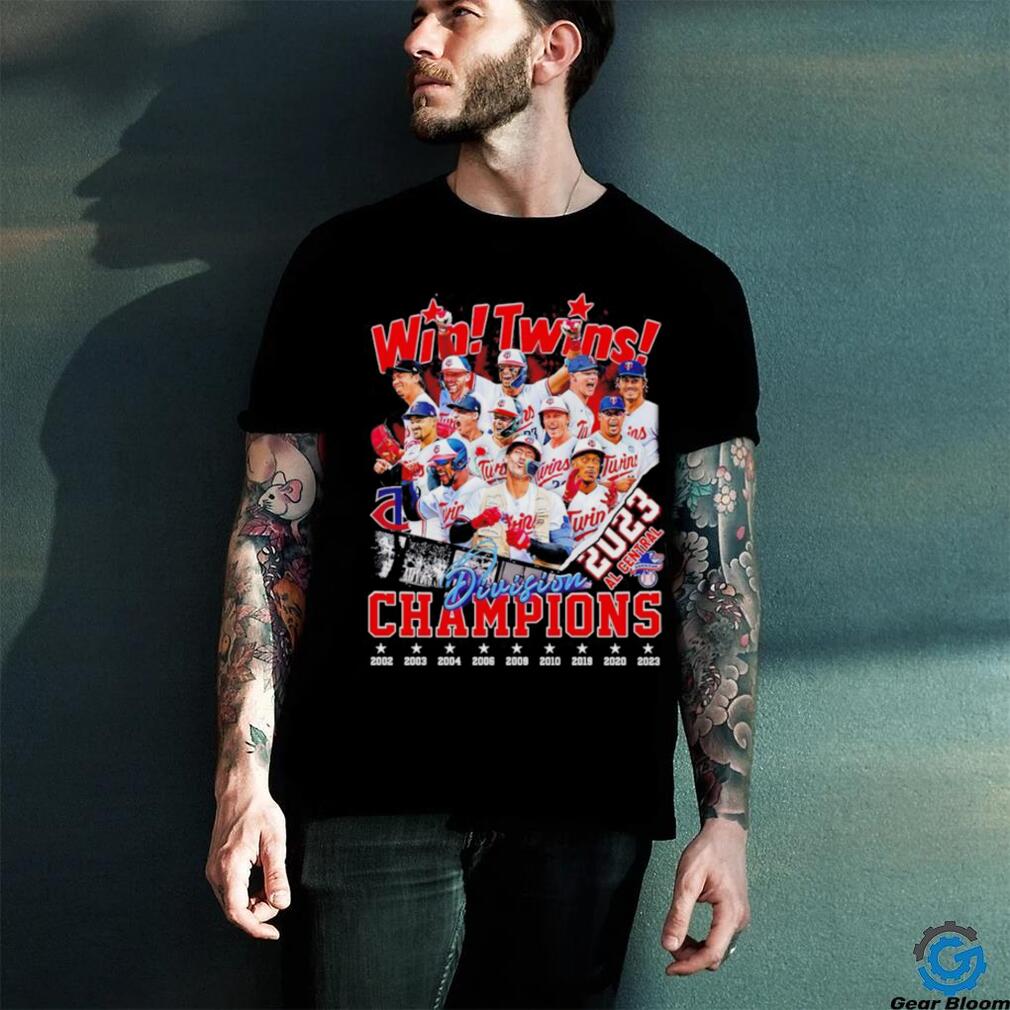 Win Twins 2023 AL Central Division Champions shirt Win Twins 2023 AL Central Division Champions shirt